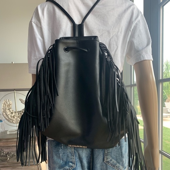 Victoria's Secret Handbags - Victoria Secret Fringe Backpack